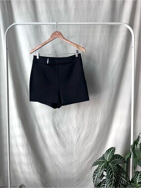 Guess Black High-Waist Tailored Shorts